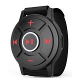 Muslecid Bluetooth Lighting Media Button, IPX7 Water-Resistant Remote Control for Steering Wheel Car Bike Motorbike Boat Powersports, Remote Selfie Music Headphones Control Button