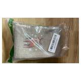 ARTLYMERS 24 Pack Christmas Jute Burlap Bags, Christmas Drawstring Gift Bags for Xmas Presents Holiday Party Favor Treats Candy, 6 Designs