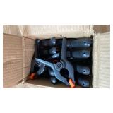 10 Pcs Spring Clamps, PureGuard 4.5 Inch Large Plastic Spring Clips Clamps Heavy Duty Woodworking Clamps for Crafts Balloon Arch Photography Backdrop Stand Pool Cover Clips