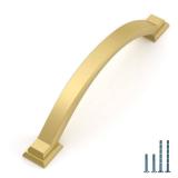 AOOTOCH 10 Pack 5 Inch Cabinet Handles Gold Cabinet Pulls Kitchen Cabinet Handles Kitchen Cabinet Hardware Kitchen Handles for Cabinets Gold Pulls for Cabinets