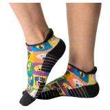 Viasox Ankle Compression Socks for Women and Men, 14 mmHg Support Improves Circulation, Extra Cushioned (US, Alpha, Medium, Regular, Regular, Dogs)