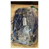 Catapamey Dog Tie Out Cable and Stake,360° Swivel Dog Run Anchor -with 45FT Heavy Duty Cable,Runner for Yard- for up to 150 lbs- for Yard Outdoor Camping