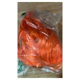BinaryABC Halloween Bob Wigs,Cosplay Wigs,for Halloween Costume Dress up Party Decorations Supplies (Orange)