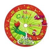 Christmas Tree Skirt Red and Green Merry Christmas Tree Collar Soft Farmhouse Xmas Monster Holiday Decoration (48 INCHES)