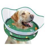 Toptakeit Elevated Inflatable Dog Cone Collar to Stop Licking, Dog Donut Collar After Surgery, Soft Dog Cone Alternative for Small Medium Large Dogs