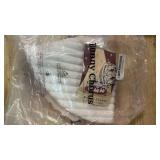 Faux Fur Christmas Tree Skirt: 18 Inch White Plush Faux Fur Christmas Tree Skirt with Stripe Textured Pattern, Soft Christmas Tree Decorations for Merry Christmas Home Décor Xmas Party Gifts