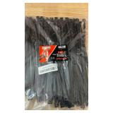 Zip Ties Heavy Duty 12 inch?V-Shaped Toothed Double Sided With 200 LBS Tensile Strength Cable Ties ?Extra Large Wire Ties Adjustable Nylon Tie Wraps for Indoor Outdoor Patented Design?80 Pack Black?