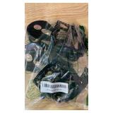 1 Pair Bike Pedals with Toe Cages for Peloton, Spin, and Outdoor Bikes - Aluminum 916\ Replacement Partsin