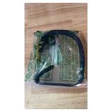 BronzeDog Rolled Leather Dog Collar with QR ID Tag, Adjustable Soft Round Collars for Small Medium Large Dogs Puppy (11\ - 14 12\in Neck Size, Emerald Green)in