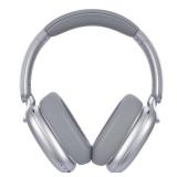 RORSOU C6 Active Noise Cancelling Headphones, Wireless Over Ear Bluetooth Headphones, 60H Playtime, Lightweight Folding Deep Bass Comfort Fit Ear Cups Headset with Mic for iPadTravelPCHome Silver