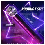 Chivao 2 Pack Fake Microphone Prop Microphone Play Plastic Mics Toy Mic Simulate Speech Practice for Karaoke Fun Stage Costume Prop Birthday Party, 9.5 x 2 Inch