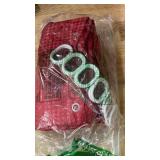 Culudea Burgundy Waffle Textured Cloth Shower Curtain Set, Modern Solid Bathroom Window Waterproof Shower Curtains for Bathroom Decor