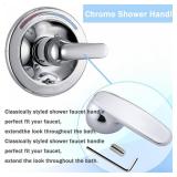 H79 Single Metal Lever Handle Kit 13001400 Series Tub Faucet for Delta, H79 Shower Handle Replacement for Delta Tub-Bathroom Shower Handle Accessories Chrome, Faucet Handle Replacement Kit.