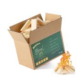 HuoYmut Mini Fire Sticks Wood,5\ Lengths Kiln Dried Pine Small Firewood,Barkless Kindling Fire Logs,Fire Pit Accessories Great for Stove Mesa XL,Tabletop Firepit,Pizza Oven Wood,8 Lbsin