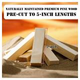 HuoYmut Mini Fire Sticks Wood,5\ Lengths Kiln Dried Pine Small Firewood,Barkless Kindling Fire Logs,Fire Pit Accessories Great for Stove Mesa XL,Tabletop Firepit,Pizza Oven Wood,8 Lbsin