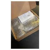 NURADA Flickering Flameless Candles: Built-in Star String Lights 3D Wick Acrylic Battery Operated LED Pillar Candles with Remote and Timer for Fall Halloween Christmas Home Decoration - 3 Pack Gray