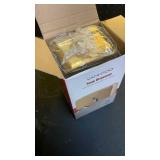 VANNSOO Wall Mounted Hand Soap Dispenser Bathroom, 1200ml 40oz Commercial Stainless Steel Liquid Soap Dispenser Wall Mount (Horizontal Gold)