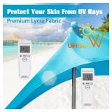 besuhot Beach Tent Sun Shelter 10x10FT Beach Shade Canopy with 8 Sandbags, UPF 50 Protection Beach Shade Canopy, Outdoor Tent for Camping Trips, Backyard