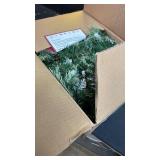 SHareconn 9FT Prelit Artificial Christmas Garland with Color Changing Lights and Timer by Batteries Operated for Mantle Table Stairs Fireplace Xmas Decoration, Holiday Indoor Outdoor, 9 FT, Snow