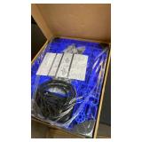 Ronlap Folding Hand Truck, Foldable Moving Dolly Cart with Wheels 500lbs Heavy Duty Luggage Cart Portable Hand Cart Collapsible Dolly with 6 Wheels and 2 Ropes for Airplane Travel House Moving, Blue