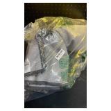 Yimobra Bathroom Rugs Non Slip Washable, Ultra Soft and Water Absorbent Bath Mats, Plush Fluffy Shower Mat Outside, Microfiber Thick Matts for Bathroom FloorSink, 24x17, Light Gray and Black Gray