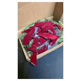 Retrowavy 12 Pcs Christmas Kitchen Cabinet Wreaths with Ribbon 3.94 Inch Mini Christmas Wreath Small Kitchen Xmas Decor for Window Door(Burgundy Red,Classic Style)