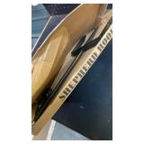 EXCMARK Shepherd Hook 48 inch 12 inch Thick Use at Weddings, Hanging Solar Lights, Lanterns, Bird Feeders, Metal Hanger Hook. (Black, 48 inch) U.S. Patent.