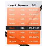 Pamagoo 16 Inch 38 Lbs Shocks A.R.E Truck Cap Struts C1609209 15.7 in 38number Gas Spring Lift Support for Snugtop Camper Shell Window Leer Topper Replacement Parts 2 Pack C16-09209