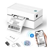 Anycash Bluetooth Thermal Label Printer, Wireless 4x6 Shipping Label Printers for Small Business, Compatible with AndroidandiOS and Windows, Address Label Printer for Amazon, Ebay, Shopify, Etsy, USPS