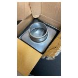 QWENETO 4\ Metal Dryer Vent Cover Outside with Pest Guard Screen, 304 Stainless Steel Outdoor Exterior Wall Air Vent Cover with 6 Screws and Rubber Gasket for Bathroom Exhaust Vent Office Homein