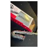 My First Toy Saxafone for Kids in Silver Finish with Standard Keys is a Great Learning Kid Toy Instrument and Teaching Tool for Children Ages 3 BPA Free.