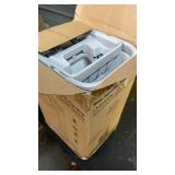 JOYMOOP Mop and Bucket with Wringer Set, Hands Free Flat Floor Mop and Bucket, with 3 Washable Microfiber Pads, Wet and Dry Use, Floor Cleaning System