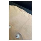 Womenfts Tan Ribbed Button-Front Vest M