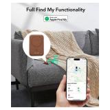 ESR Geo for MagSafe Wallet with Full Find My Functionality, RFID Blocking, 5 Cards Holder for Phone Case, Strong Magnetic Wallet for iPhone 171615141312 Series, Not for 1312 Mini, Brown