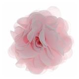 Merdia Lady Peony Silk Party Wedding Brooch Corsage Hair Clip Headdress for Women, Pink Floral