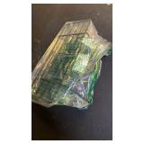 POPETPOP Iron Grid Wall Shelf with Hanging Hooks for Parrot Birdcage Sturdy Perch Platform for Small Pet Birds Wall-Mounted Display and Resting Space 9.8 X 3.9 X 2.8 Inch