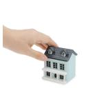 Miniature Cottage for Dollhouse Accessories Desktop Decor Wooden Mini House Storage Decoration Ornament Nice Present for Miniature Lovers (Blue)