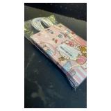 Cute Birthday Party Supplies, 12 Pcs Party Favor Bags, Candy Goodie Treat Bags with Handle, Cartoon Birthday Party Decorations (A)