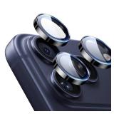 ESR Camera Lens Protector for iPhone 17161514 Pro and iPhone 17161514 Pro Max, Ultra-Tough HD Individual Lens Protectors, Ultra-Thin Tempered Glass, Black, 1 Pack