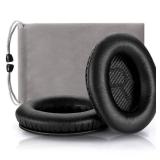 Headphones Replacement Ear Pads Cover,for Bose Quietcomfort QC15 QC25 QC35 35 ii Headsets (Black)
