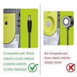 Charger Replacement for Shark VACMOP VM200(Old Version Only) VC200 VM200C UM200 UM205 VC205 VM20026 VACMOP Series 10.8V Li-ion Battery Pro Cordless Hard Floor Vacuum Mop Charing Cord 6Ft