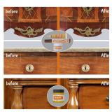 REALINN Wood Furniture Repair Kit- Set of 28 - Touch Up Markers, Fillers with Wood Putty - Repair Scratch, Cracks, Hole, Discoloration for Wooden Door, Floor, Table, Cabinet