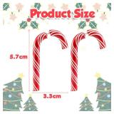 Stocking Stuffers for Women - Xmas Cane Candy Earrings | Christmas Accessories Shirts Outfits - White Elephant Gifts for Adults - Christmas Decorations Sweater Dresses for Girls