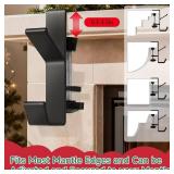 Guojanfon Clamp-On Under Desk Headphone Holder Backpack Hook Studentsft Desk Hook with Adjustable Arm Clamp Womenfts Bag Handbag and Christmas Stockings Holder Hanger (4 Black, 4)