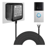 18V500mA Doorbell Transformer - Video Doorbell Power Adapter, for Ring Video Doorbell Pro and Ring Video Doorbell 2, Compatible with Zmodo Smart Doorbell and Nest Hello Doorbell (26.2 ft Black)