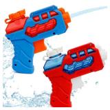 Water Guns, Water Guns for Kids, 2 Pack Squirt Guns Water Blaster, Mini Water Guns Small Water Pistol Toys for Boys Girls, Summer Gifts for Swimming Pool Outdoor Beach Water Fighting Toys