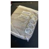 NDDYCU Boho Linen Shower Curtain for Bathroom with Striped Print,72\ W x 72\in L,Beigein