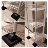 WELLGO Bed Stoppers and Furniture Cups 3\x3\in 4Pack - Premium Silicone Casters Furniture Wheel Stoppers fit All Wheels of Furniture, Sofa Bed Chairs-Made up of Solid Silicone Prevents Scratchesin