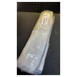 OLANLY Luxury Toilet Rugs U-Shaped 24x20, Extra Soft and Absorbent Microfiber Bathroom Rugs, Non-Slip Plush Shaggy Bath Mat, Machine Wash Dry, Contour Bathroom Mats for Toilet Base, Blue