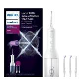 Philips Sonicare Cordless Power Flosser 3000  2 Additional Nozzles (4 Total) White, HX382721